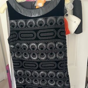 Tory Burch velvet beaded midi dress